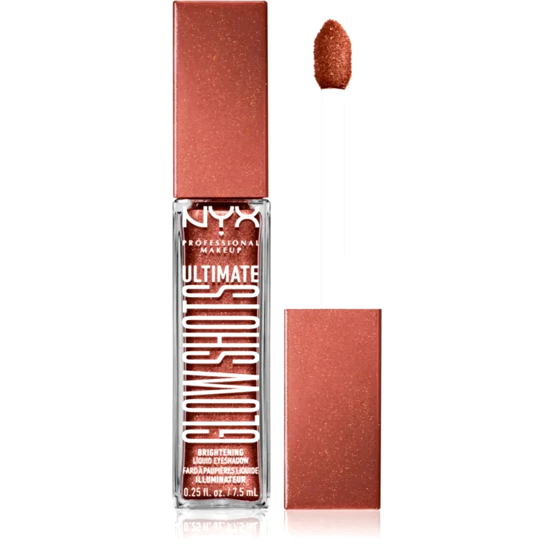 NYX Professional Makeup NYX Professional Makeup Ultimate Glow Shots Υγρή γκλίτερ σκιά ματιών απόχρωση 15 Pear Prize 7,5 μλ