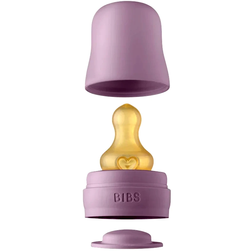 BIBS BIBS Baby Glass Bottle Set Σετ για παιδιά Mauve