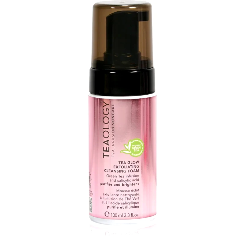 Teaology Teaology Cleansing Tea Glow Exfoliating Cleansing Foam απολεπιστικός καθαριστικός αφρός 100 ml