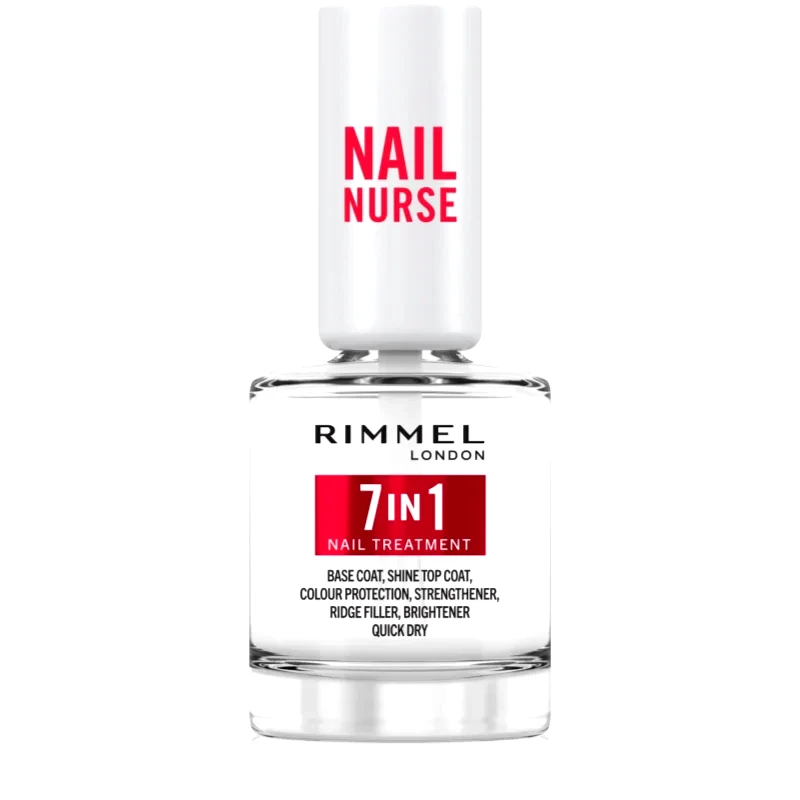Rimmel Rimmel Nail Nurse 7-in-1 βάση και τοπ βερνίκι νυχιών 7 σε 1 12 ml