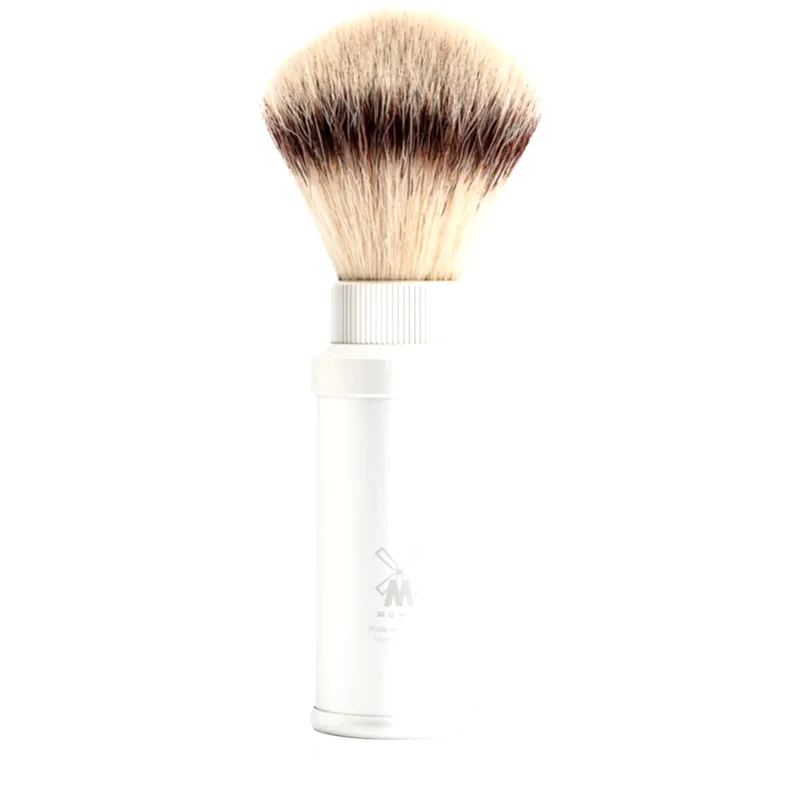 Mühle Mühle TRAVEL Silvertip Synthetic βούρτσα ξυρίσματος White 1 τμχ