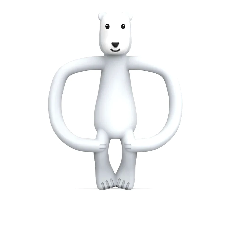 Matchstick Monkey Matchstick Monkey Animal Collection οδοντόβουρτσα με μασητικό Polar Bear 1 τμχ