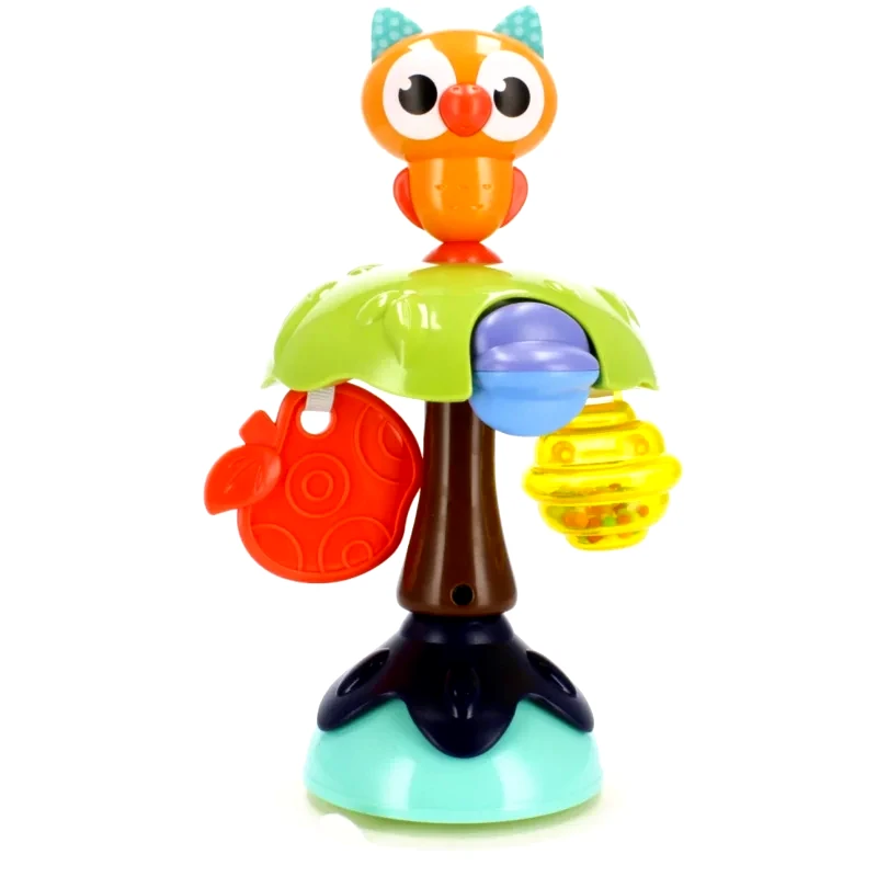 Bam-Bam Bam-Bam Suction Cup Toy παιχνίδι δραστηριοτήτων με βεντούζα 6m+ Owl 1 τμχ