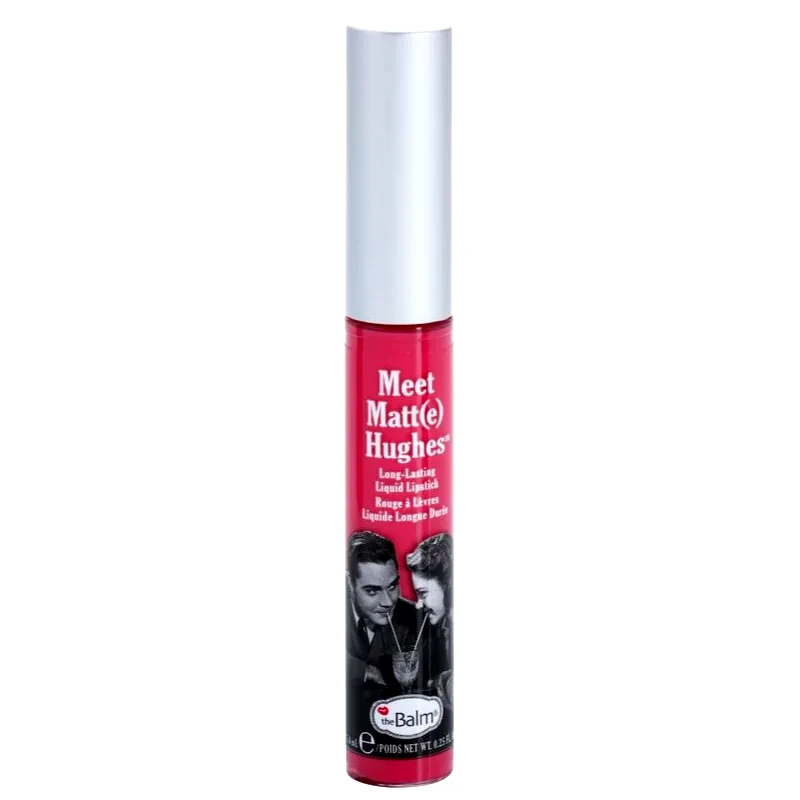 theBalm theBalm Meet Matt(e) Hughes Long Lasting Liquid Lipstick μακράς διαρκείας ρευστό κραγιόν απόχρωση Chivalrous 7.4 ml
