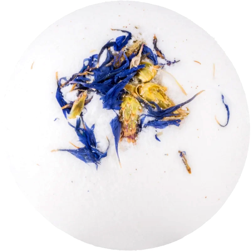 Greenum Greenum Cornflowers αφρώδης μπάλα τια το μπάνιο 125 γρ