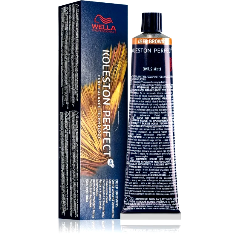 Wella Professionals Wella Professionals Koleston Perfect ME+ Deep Browns μόνιμη βαφή μαλλιών απόχρωση 6/75 60 ml