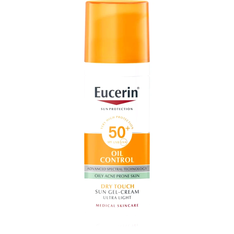 Eucerin Eucerin Sun Oil Control προστατευτικό κρεμώδες τζελ προσώπου SPF 50+ 50 ml