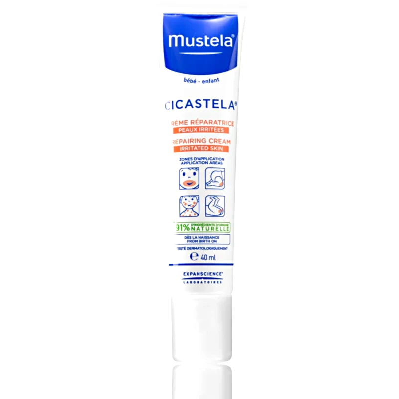 Mustela Mustela Bébé Cicastela κρέμα αποκατάστασης για παιδιά από τη γέννηση 40 ml