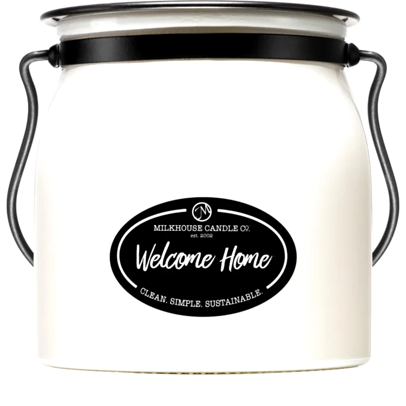 Milkhouse Candle Co. Milkhouse Candle Co. Creamery Welcome Home αρωματικό κερί Butter Jar 454 γρ