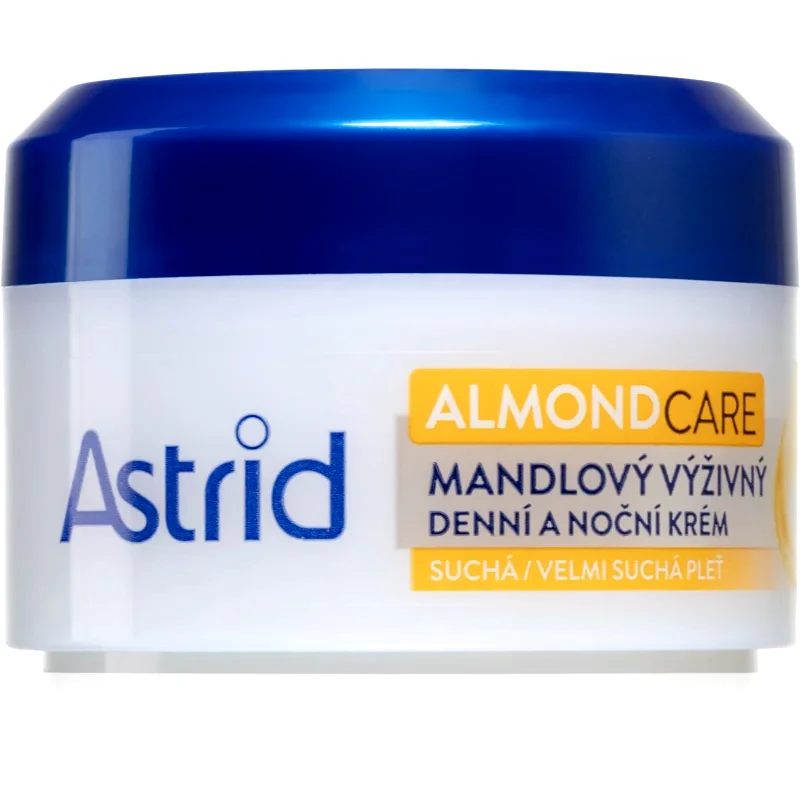 Astrid Astrid Nutri Skin θρεπτική κρέμα αμυγδάλου για ξηρή έως πολύ ξηρή επιδερμίδα 50 ml
