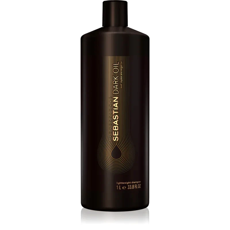 Sebastian Professional Sebastian Professional Dark Oil ενυδατικό σαμπουάν Για λάμψη και απαλότητα μαλλιών 1000 ml