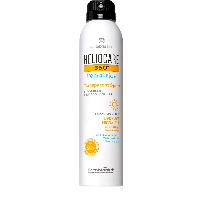 Heliocare Heliocare 360° Pediatrics Transparent Spray προστατευτικό παιδικό σπρέι SPF 50+ 200 ml