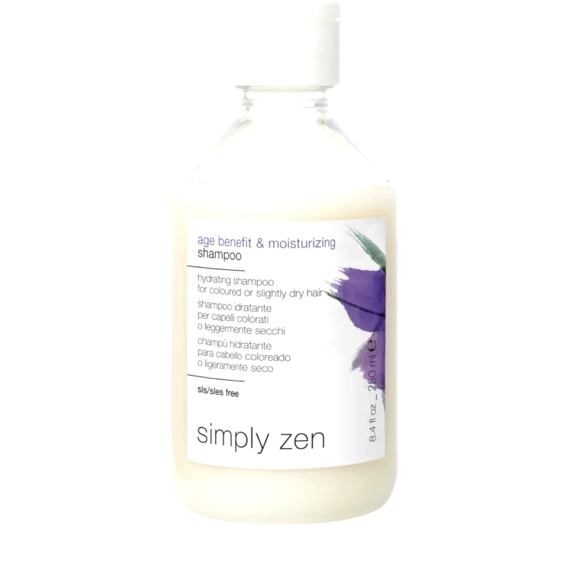 Simply Zen Simply Zen Age Benefit & Moisturizing ενυδατικό σαμπουάν για βαμμένα μαλλιά 250 ml