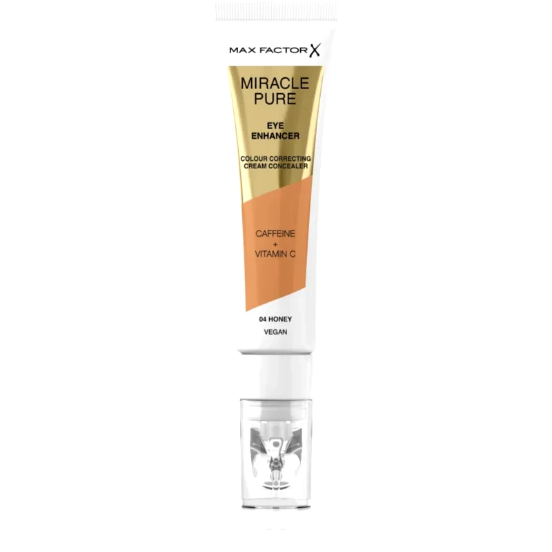 Max Factor Max Factor Miracle Pure κρεμώδης διορθωτής για την αντιμετώπιση του πρηξίματος και των μαύρων κύκλων απόχρωση 04 Honey 10 ml