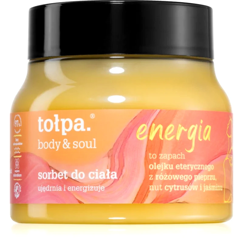Tołpa Tołpa Body & Soul Energy ενυδατική σορμπέ σώματος με ανθεκτικά αποτελέσματα 250 ml