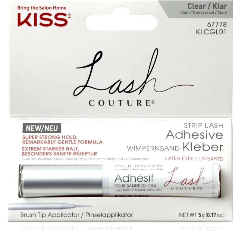 KISS KISS Lash Couture κόλλα για ψεύτικες βλεφαρίδες με εφαρμοστή απόχρωση White 5 γρ