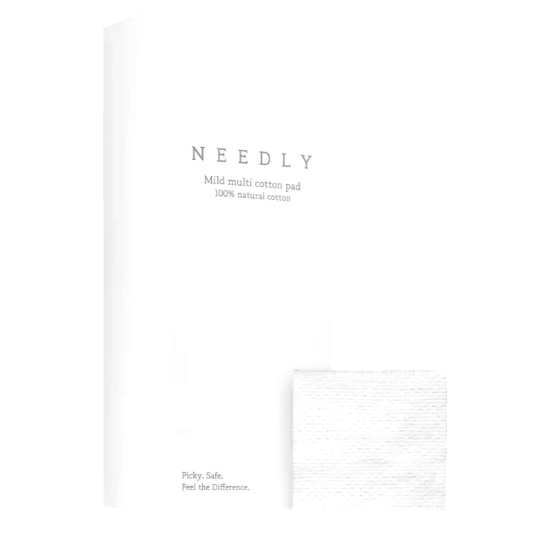NEEDLY NEEDLY Mild Cleansing Multi Cotton Pad Βαμβάκια για ντεμακιγιάζ και καθαρισμό δέρματος 100 τμχ