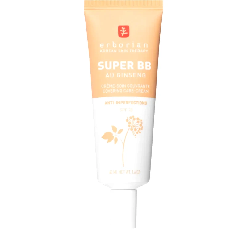 Erborian Erborian Super BB ΒΒ κρέμα για άψογη και ενιαία εμφάνιση της επιδερμίδας SPF 20 απόχρωση Dore 40 ml