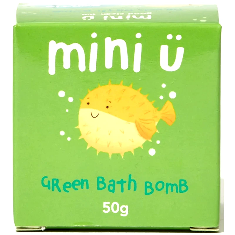 Mini-U Mini-U Bath Bomb Green αφρώδης μπάλα τια το μπάνιο 50 γρ