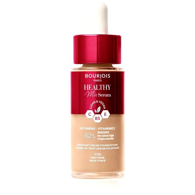 Bourjois Bourjois Healthy Mix ελαφρύ μεικ απ για φυσική εμφάνιση απόχρωση 55N Deep Beige 30 ml