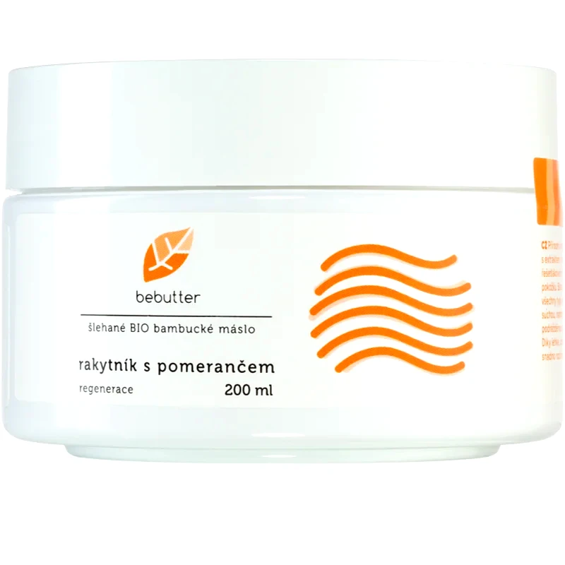 Bebutter Bebutter Whipped shea butter sea buckthorn with orange βούτυρο καριτέ για ανάπλαση του δέρματος 200 ml
