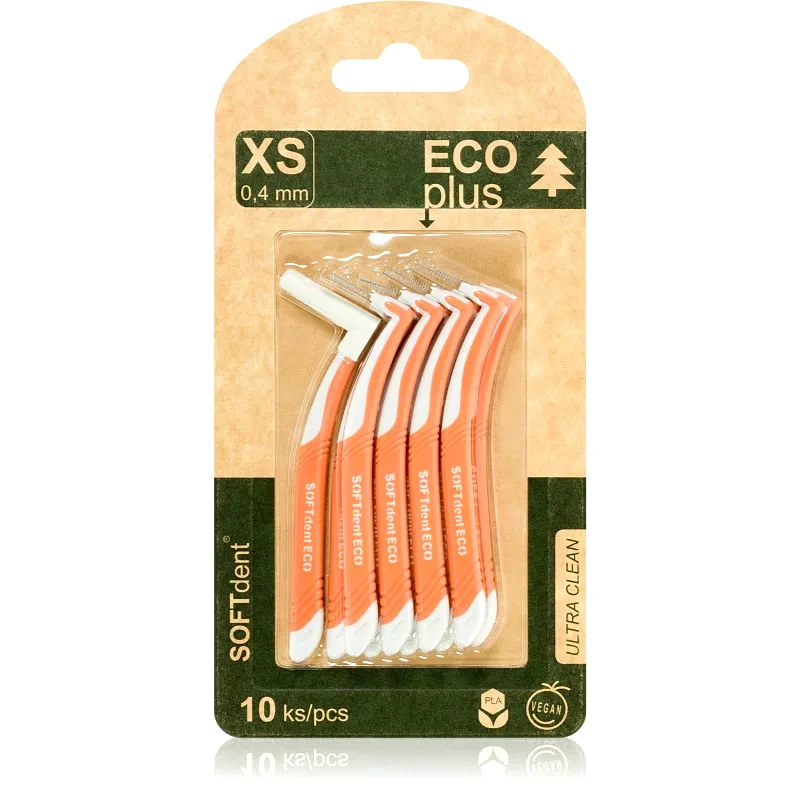 SOFTdent SOFTdent ECO Interdental brushes μεσοδόντια βουρτσάκια 0,4 mm 10 τμχ