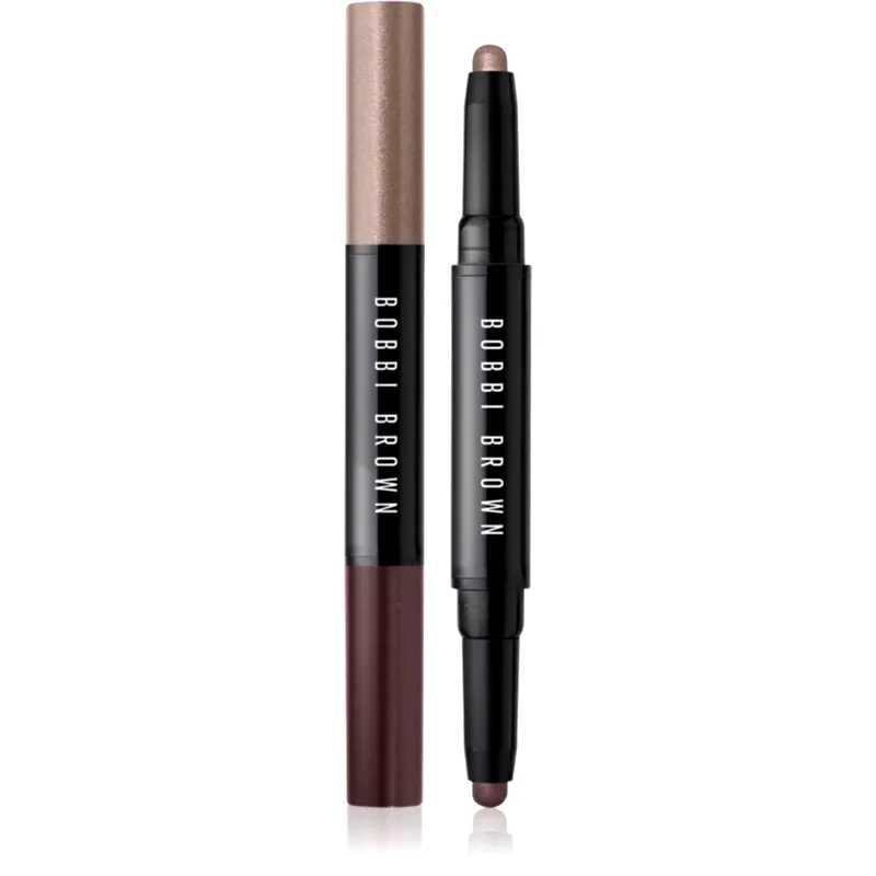 Bobbi Brown Bobbi Brown Long-Wear Cream Shadow Stick Duo σκιές ματιών σε μολύβι διπλό απόχρωση Pink Steel / Bark 1,6 γρ
