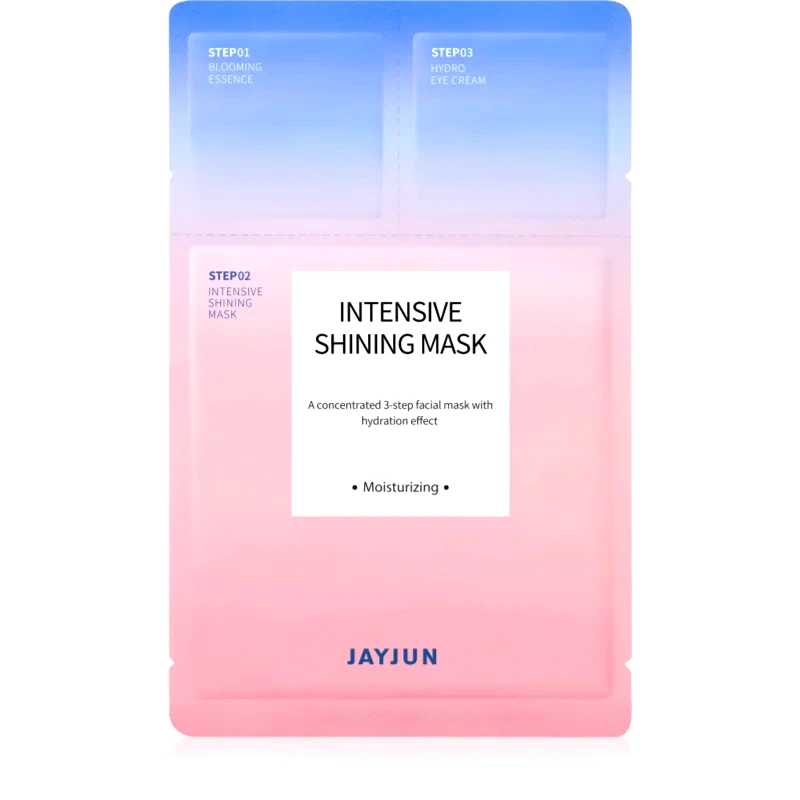 Jayjun Jayjun Intensive Shining λαμπρυντική μάσκα σε τρία βήματα 1 τμχ