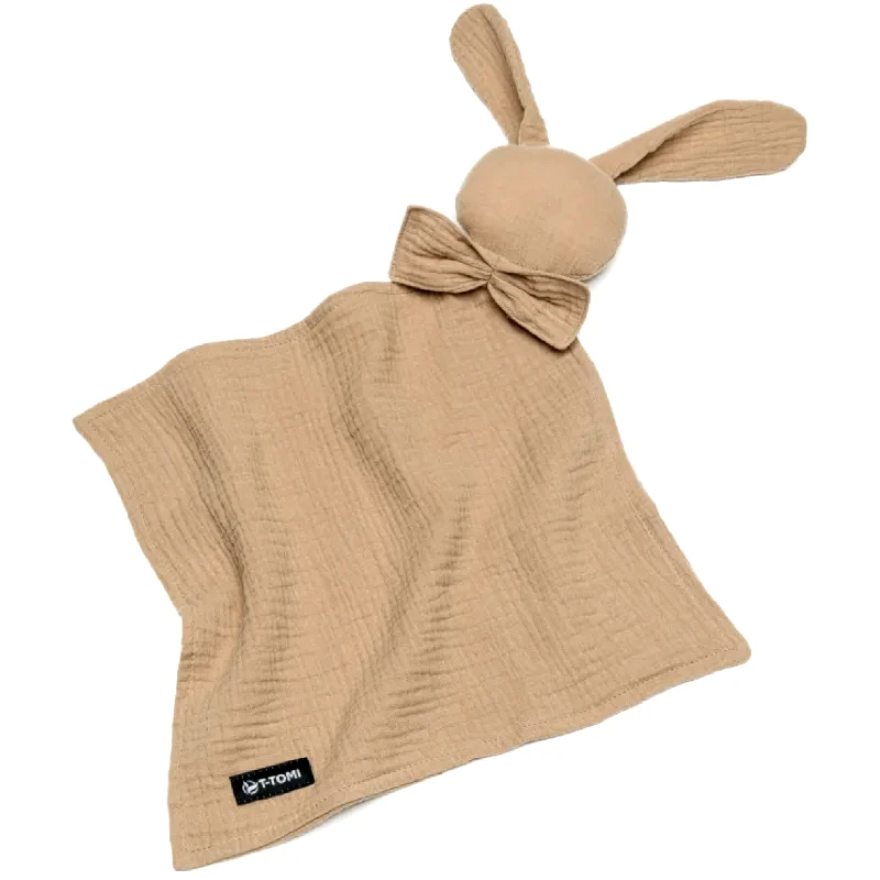 T-Tomi T-TOMI BIO Muslin Cuddle Cloth νάνι αγκαλιάς Beige 30x30 cm 1 τμχ