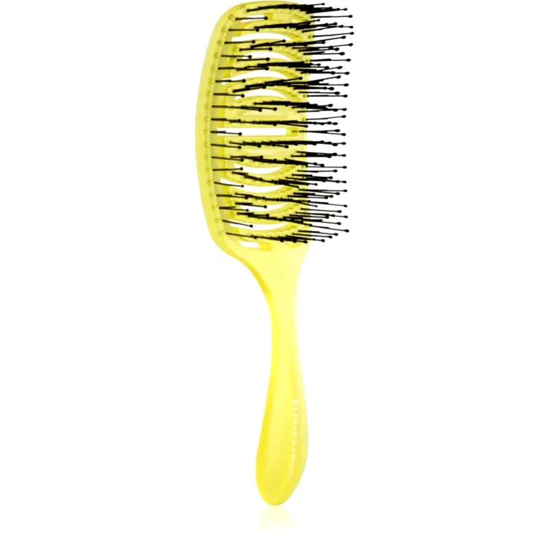 Olivia Garden Olivia Garden iDetangle Pride επίπεδη βούρτσα Yellow 1 τμχ