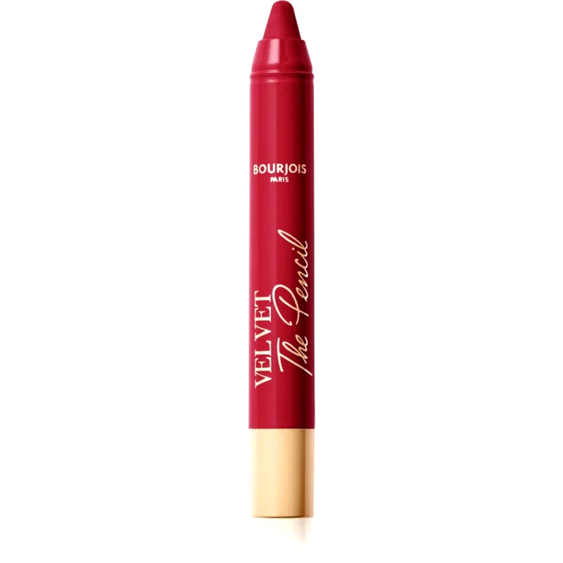 Bourjois Bourjois Velvet the Pencil κραγιόν σε μολύβι με ματ αποτελέσματα απόχρωση 08 Rouge Di'vin 1,8 γρ