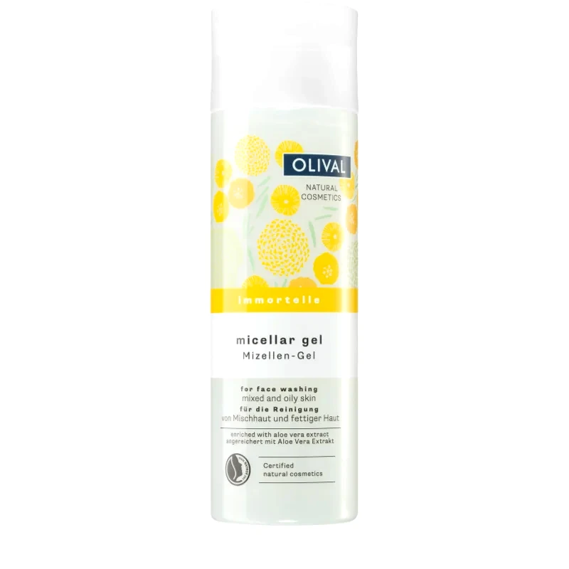 Olival Olival Immortelle Micellar Gel τζελ πλυσίματος για πρόσωπο για μικτό έως λιπαρό δέρμα 200 ml