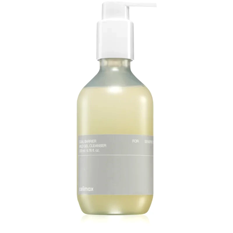 celimax celimax Dual Barrier απαλό καθαριστικό τζελ για να καταπραύνει και να ενισχύσει το ευαίσθητο δέρμα 200 ml