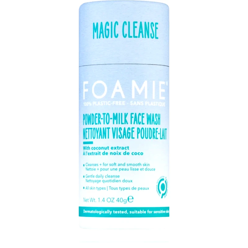 Foamie Foamie Powder-To-Milk Face Wash απαλή πούδρα για τέλειο καθαρισμό 40 γρ