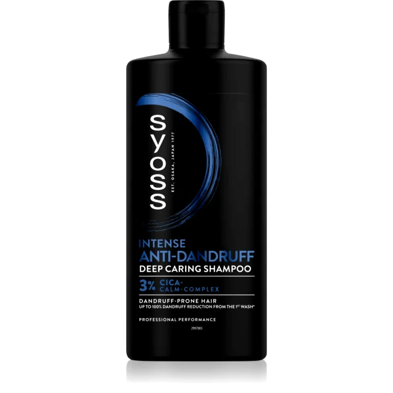 Syoss Syoss Intense Anti-Dandruff σαμπουάν κατά της πιτυρίδας για ξηρό και κνησμώδες δέρμα της κεφαλής 440 ml
