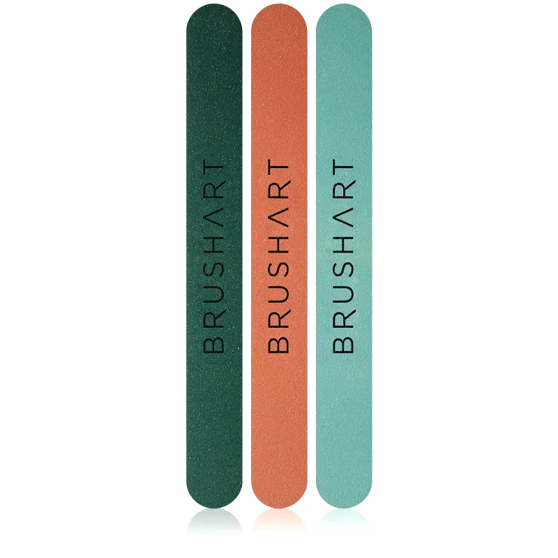 BrushArt BrushArt Accessories Nail file set σετ με λίμες απόχρωση Mix 3 τμχ