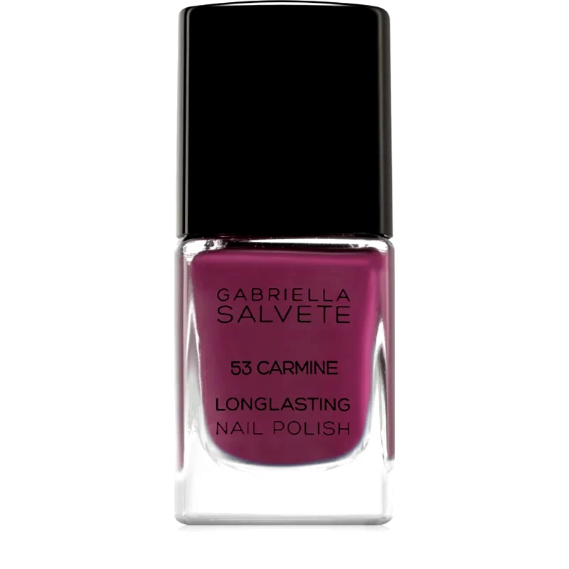 Gabriella Salvete Gabriella Salvete Longlasting Enamel βερνίκι νυχιών μακράς διαρκείας με υψηλή λάμψη απόχρωση 53 Carmine 11 ml