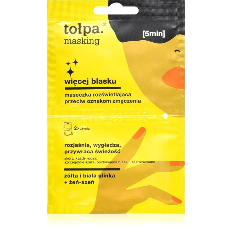 Tołpa Tołpa Masking λαμπρυντική μάσκα προσώπου 2x5 ml