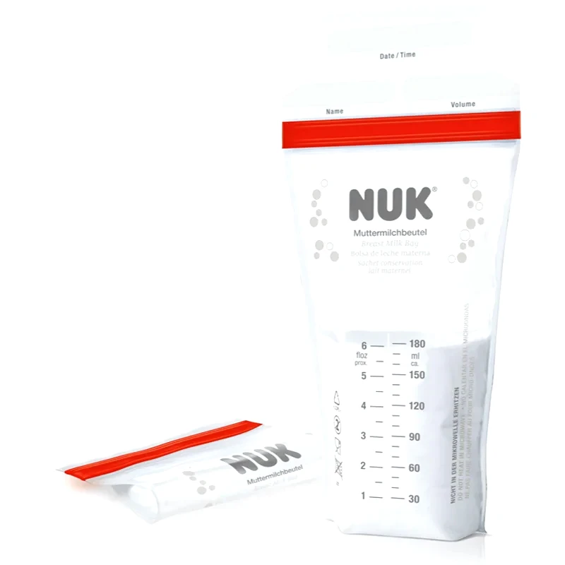 NUK NUK Breast Milk Bag σακούλα για διατήρηση του μητρικού γάλακτος 25 τμχ