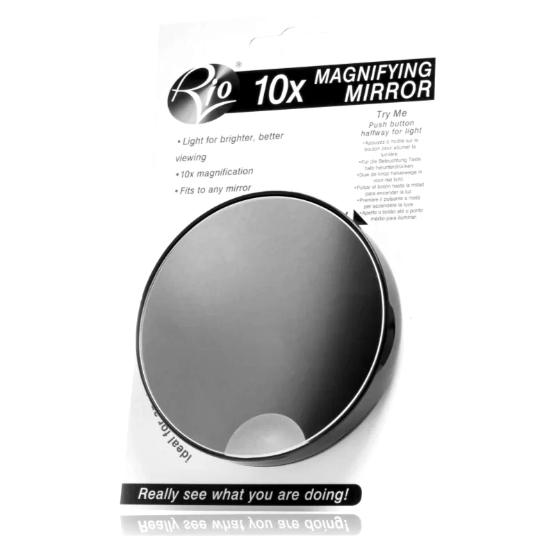 RIO RIO 10x Magnifying Mirror μεγεθυντικό καθρεπτάκι με βεντούζες 1 τμχ