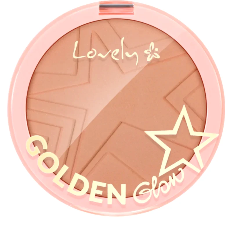 Lovely Lovely Golden Glow μπρονζερ πούδρα #4 10 γρ