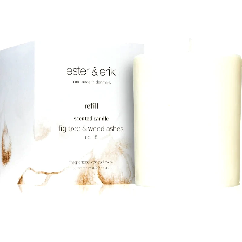 ester & erik ester & erik scented candle fig tree & wood ashes (no. 18) αρωματικό κερί ανταλλακτική γέμιση 350 γρ