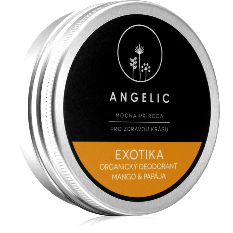 Angelic Angelic Organic deodorant "Exotica" Mango & Papaya κρεμώδες αποσμητικό σε ποιότητα BIO 50 ml