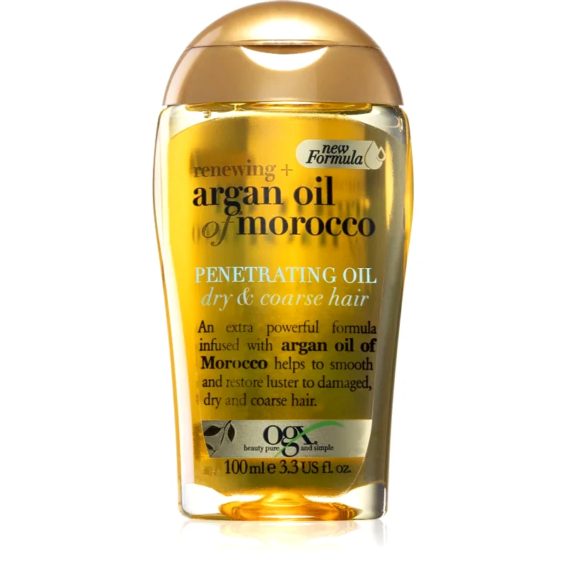 OGX OGX Argan Oil Of Morocco θρεπτικό λάδι για ξηρά και ατίθασα μαλλιά 100 ml