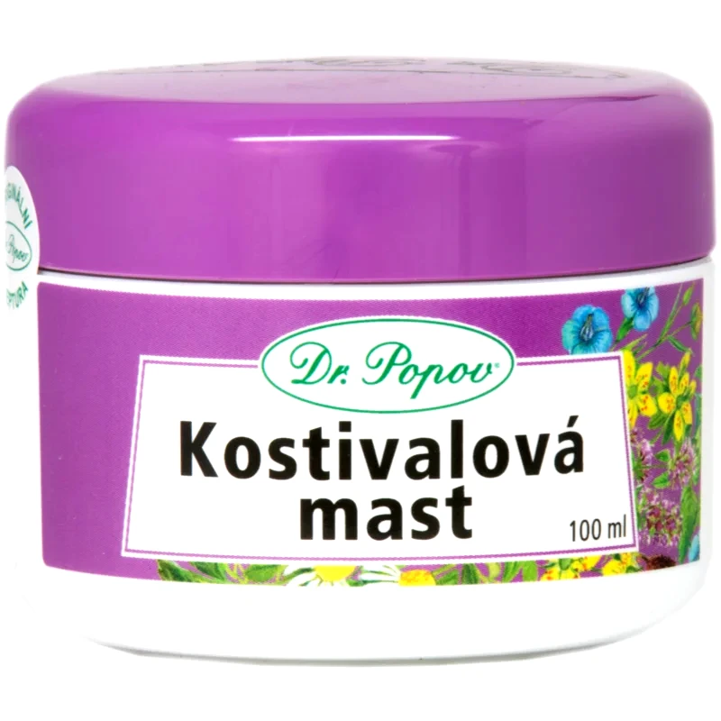 Dr. Popov Dr. Popov Herbal ointments Comfrey κρέμα για μασάζ για μύες, αρθρώσεις και τένοντες 100 ml