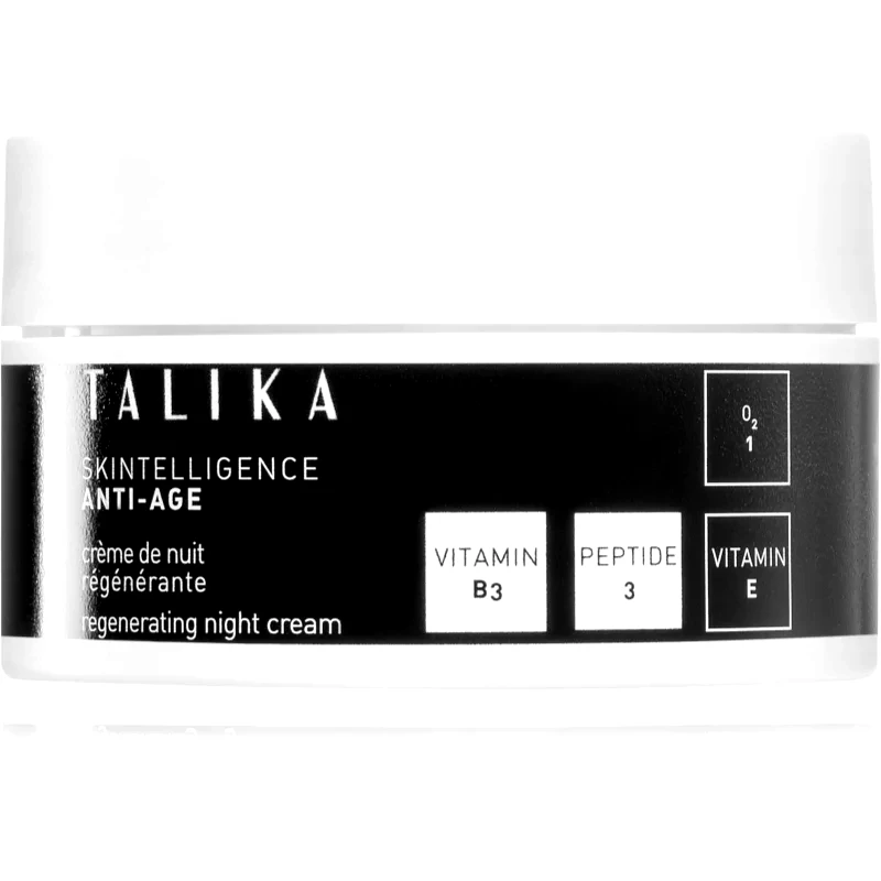 Talika Talika Skintelligence Anti-Age Regenerating Night Cream αναγεννητική κρέμα νύχτας ενάντια στη γήρανση και σύσφιξη της επιδερμίδας 50 ml