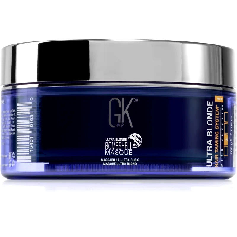 GK Hair GK Hair Bombshell Masque Μάσκα με τεχνολογία bonding color για ξανθά μαλλιά απόχρωση Ultra Blonde 200 γρ