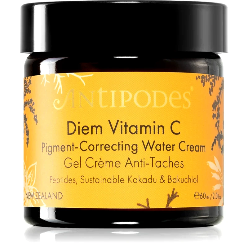Antipodes Antipodes Diem Vitamin C Pigment-Correcting Water Cream λαμπρυντική ενυδατική κρέμα κατά των χρωστικών κηλίδων 60 ml