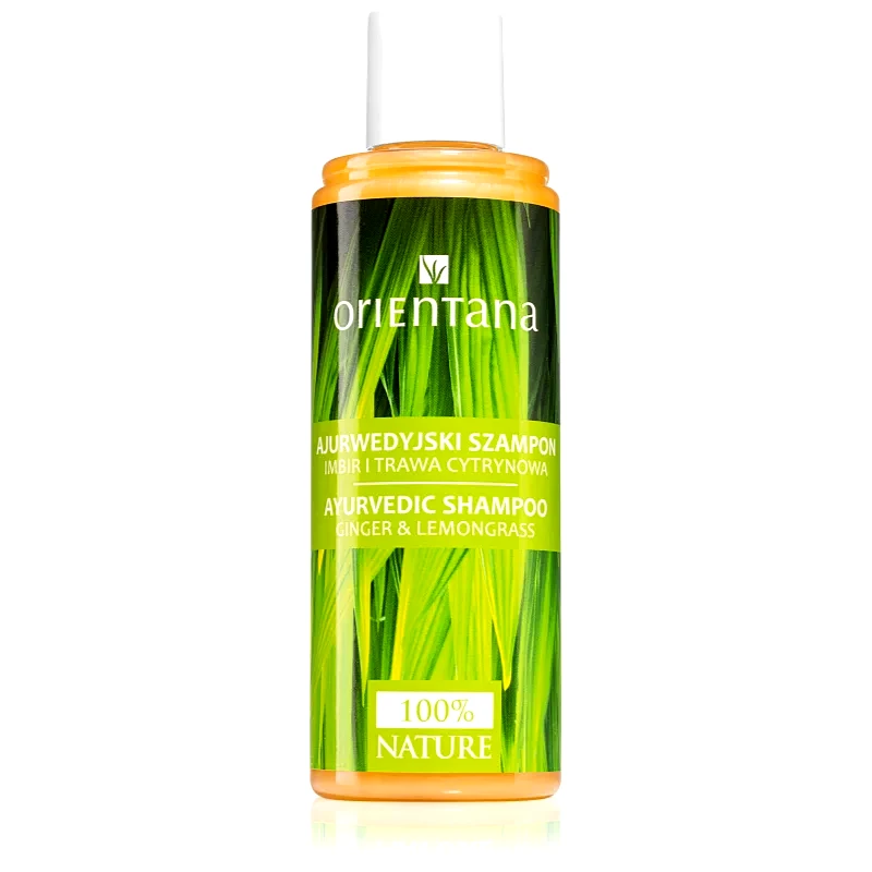 Orientana Orientana Ayurvedic Shampoo Ginger & Lemongrass δροσιστικό σαμπουάν 210 ml
