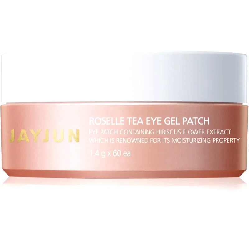 Jayjun Jayjun Eye Gel Patch Roselle Tea μάσκα υδρογέλης για γύρω από τα μάτια για την αντιμετώπιση του πρηξίματος και των μαύρων κύκλων 60x1.4 γρ